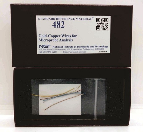 SRM 482  微探針分析用金銅絲標(biāo)準(zhǔn)品