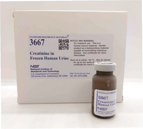 SRM 3667 冷凍人尿液中的肌酐標準品