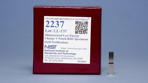 SRM 2237 小型化低能量夏比V型缺口RHS標(biāo)準(zhǔn)品