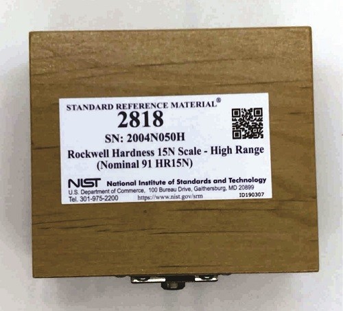 SRM 2818  洛氏硬度15N刻度-高量程(標稱91 HR15N)